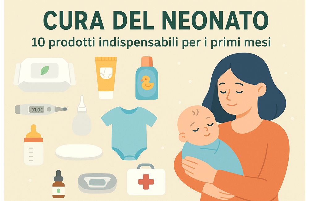 Cura del neonato: 10 prodotti indispensabili per i primi mesi