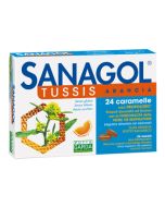 Sanagol Tuss Rinfrescanti Gusto Arancia 24 Caramelle