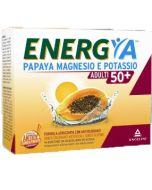 Energya 50+ Papaya Magnesio e Potassio Adulti Integratore Sali Minerali 14 Bustine