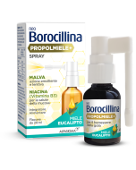 Alfasigma Neoborocillina Propolmiele+ Spray Integratore per il Benessere della Gola Miele Eucalipto 20 ml