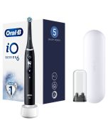 Oral-B iO6 Spazzolino Elettrico Ricaricabile Nero Con Custodia Da Viaggio