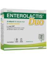 Enterolactis Duo Integratore di Fermenti Lattici Vivi e Fibre 20 Bustine
