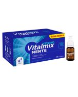 Vitalmix Mente 14 Flaconcini – Integratore per Memoria, Concentrazione e Funzioni Cognitive