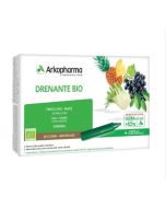 Arkofluidi UltraSlim Drenante BIO – 20 Flaconcini per Detox e Drenaggio Naturale