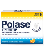  Polase Classico Magnesio e Potassio Integratore Alimentare Sali Minerali Gusto Arancia 12 Bustine