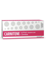 Carnitene 1g/10ml L-Carnitina Soluzione Orale 10 Flaconcini Monodose