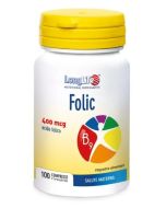 Longlife Folic 400mcg 100 Compresse