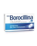 Neo Borocillina 1,2mg +20mg Antisettico Cavo Orofaringeo 16 Pastiglie