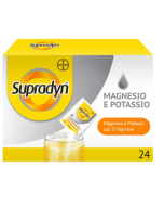 Supradyn Magnesio e Potassio 24 bustine - integratore sali minerali Bayer

