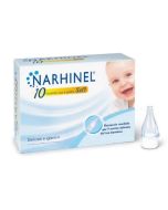 Narhinel 10 Ricambi per Aspiratore Nasale Neonati e Bambini con Filtro Assorbente Usa e Getta Soft