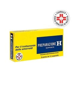 Preparazione H Supposte 23 Mg Trattamento Emorroidi 12 Supposte 100%
