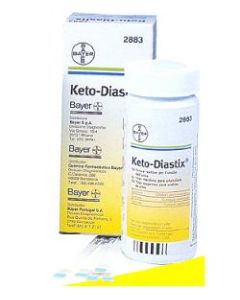Bayer Keto-Diastix Test Glicosuria e Chetonuria 50 Strisce Reattive
