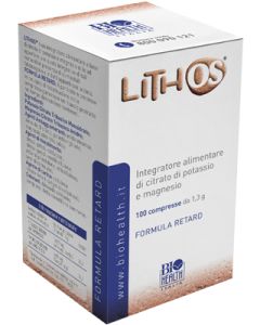 Biohealth Lithos integratore di Potassio, Magnesio e Zinco 100 Compresse