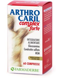 Farmaderbe Arthrocaril Complex Forte Integratore Articolare 60 Compresse