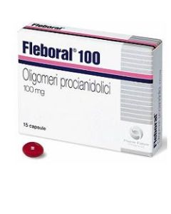 Fleboral 100 integratore alimentare per gambe pesanti 15 capsule