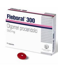 Fleboral 300 mg Integratore Microcircolo 5 Capsule