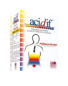 Acidif Integratore di Metionina e Cranberry Per Le Vie Urinarie 90 Compresse