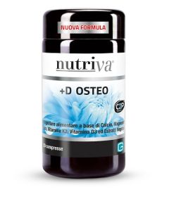 Nutriva D+ Osteo Integratore Vitamina D3 50 Compresse