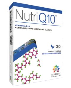 Nutrigea Metabolics - NutriQ10 Integratore Alimentare, 30 Capsule