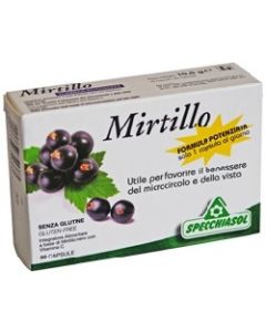 Specchiasol Mirtillo Formula Potenziata Integratore Vista e Microcircolo 30 Capsule