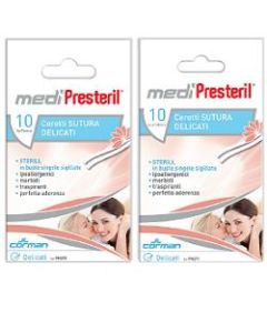 Cerotto Per Sutura Medipresteril 6,4x108mm 10 Pezzi