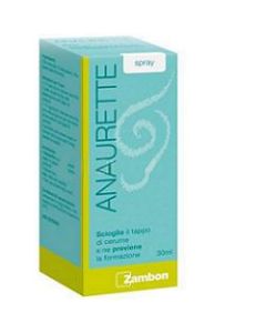 Anaurette Spray Lavaggio Orecchio Per Rimuovere il Cerume 30 ml
