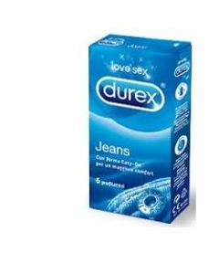 Durex Settebello Jeans Preservativi Con Forma Easy-On 6 Pezzi