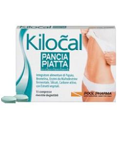 Kilocal Pancia Piatta Integratore Alimentare, 15 Compresse