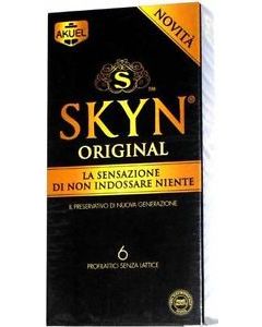 Akuel Skyn Original Preservativi Senza Lattice Sensazione Naturale 6 pezzi