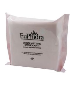 Euphidra Salviettine Struccanti Delicate Viso Occhi 20 Pezzi