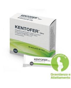 Kentofer Folico integratore di ferro con vitamine 20 stick pack