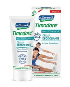 Timodore Crema Deodorante Piedi 48H Antisudore 50 ml