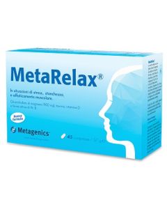 Metagenics Metarelax New Integratore contro Stanchezza, Stress e Tensione muscolare 45 Compresse
