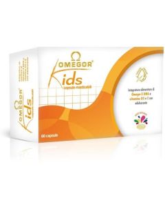 Omegor Kids integratore per le ossa e il sistema immunitario 60 capsule masticabili