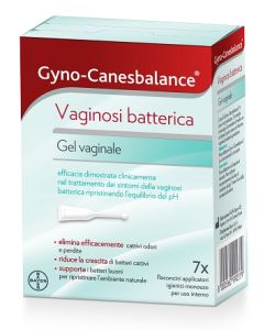 Gyno-Canesbalance Gel Vaginale contro Vaginosi Batterica Infezioni Vaginali 7 Flaconcini Applicatori