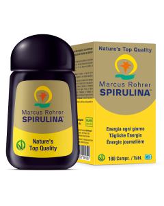 Marcus Rohrer Spirulina Energy & Immunity Integratore Ricostituente 180 Compresse