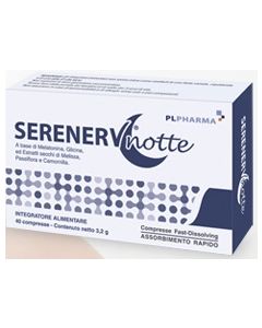 Serenerv Notte Integratore Sonno 40 Compresse