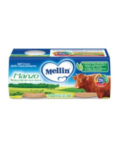 Mellin Omog Manzo 2x120g