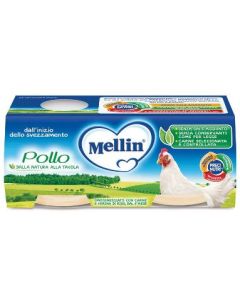 Mellin Omog Pollo 4x80g
