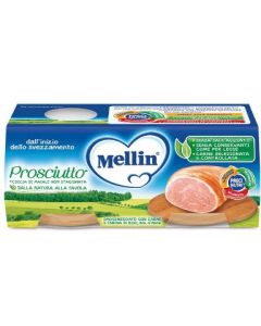 Mellin Omog Prciutto 4x80g