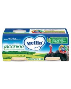 Mellin Omog Tacchino 4x80g
