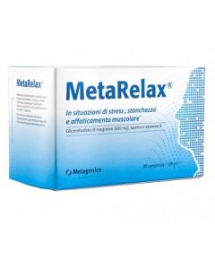 Metagenics Metarelax New Integratore contro Stanchezza, Stress e Tensione muscolare 90 Compresse
