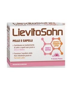 LievitoSohn Pelle e Capelli Integratore Con Fermenti Lattici 60 Compresse