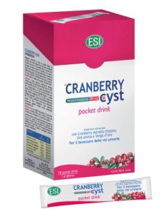 Esi Cranberry Cyst Pocket Drink Integratore Benessere Vie Urinarie 16 Pocket Drink