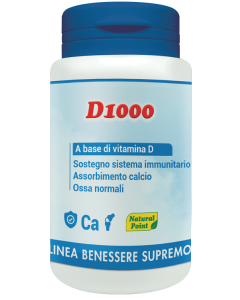 Natural Point D1000 Integratore Vitamina D 70 Capsule