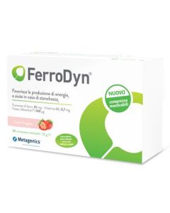 Metagenics Ferrodyn Integratore di Ferro 84 Compresse masticabili