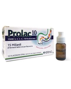 Hering Prolac 10 Fermenti Lattici 15 Miliardi 10 Flaconcini da 8 ml