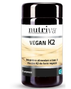 Nutriva Vegan K2 Integratore Vitamina K 30 Compresse