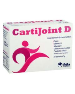 Fidia CartiJoint D 1000 Integratore Alimentare Cartilagini Ossa e Muscoli, 20 bustine
