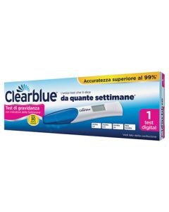 Clearblue Test di Gravidanza Con Indicatore Delle Settimane Ti Dice Da Quanto è Avvenuto Il Concepimento 1 Test Digitale